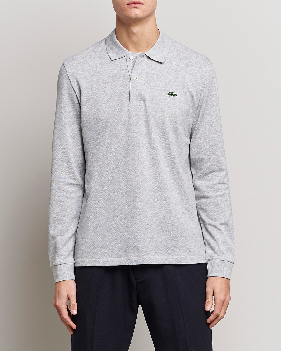 Men | Polo Shirts | Lacoste | Long Sleeve Original Polo Grey