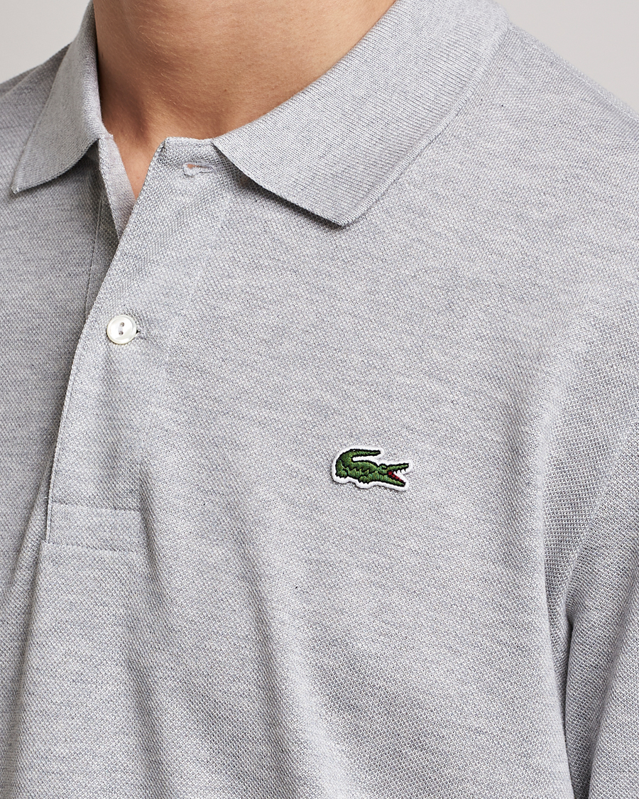 Men | Polo Shirts | Lacoste | Long Sleeve Original Polo Grey