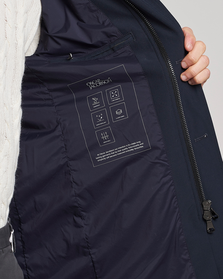 Men | Coats & Jackets | Oscar Jacobson | Johnsson Coat Navy