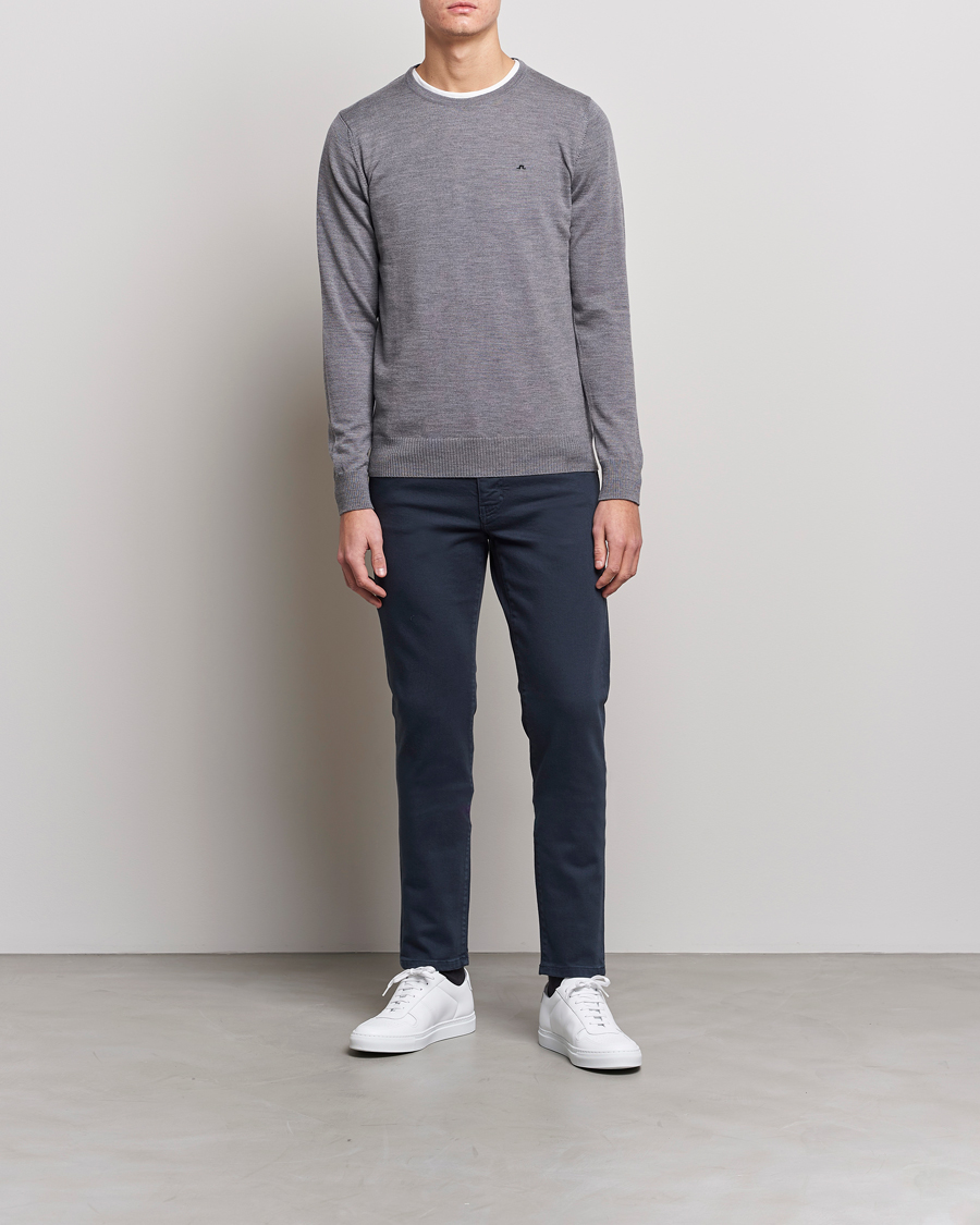 Men | Trousers | J.Lindeberg | Jay Solid Stretch 5-Pocket Pants Navy