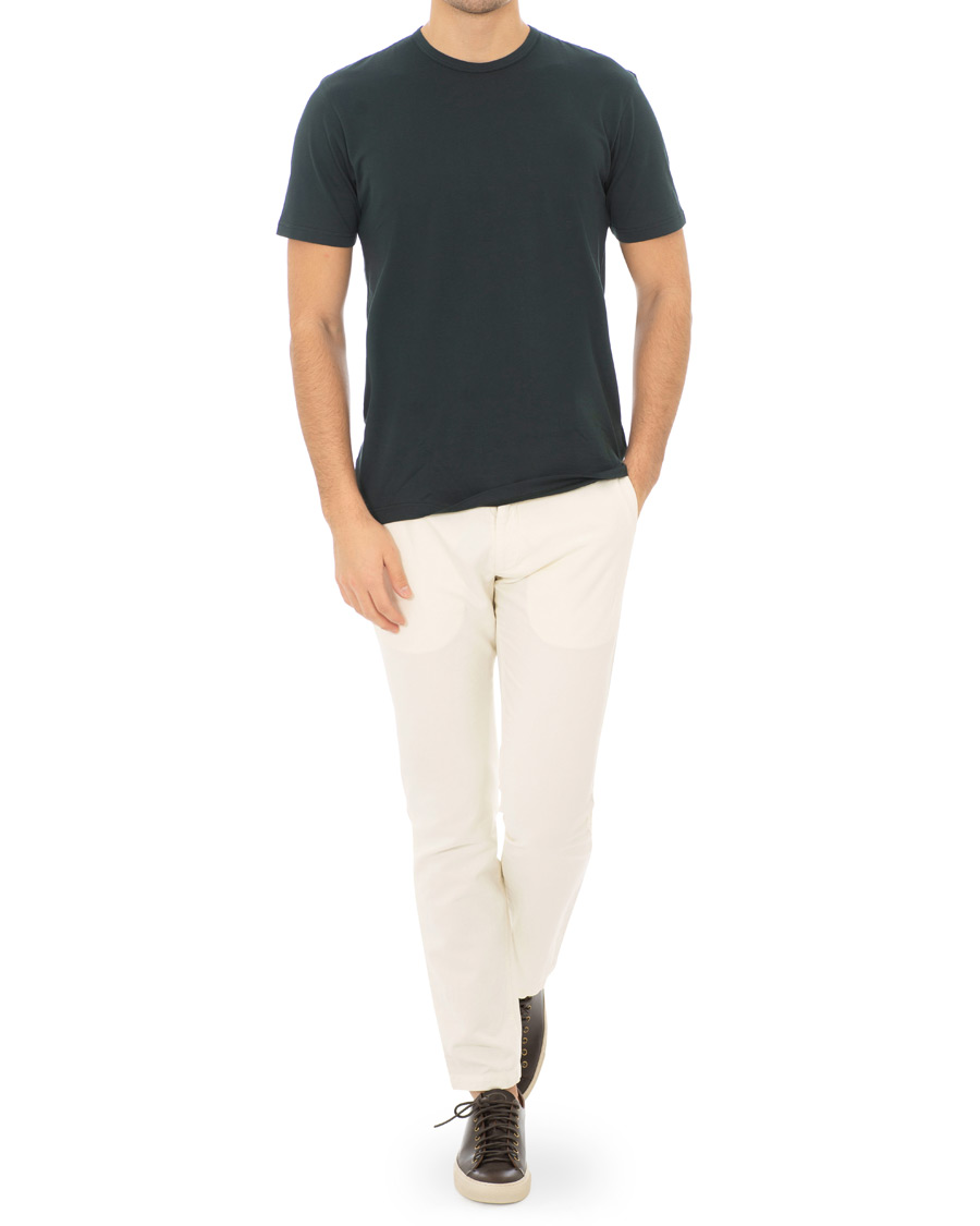 Men | T-Shirts | Sunspel | Classic Crew Neck Tee Botiglia Green