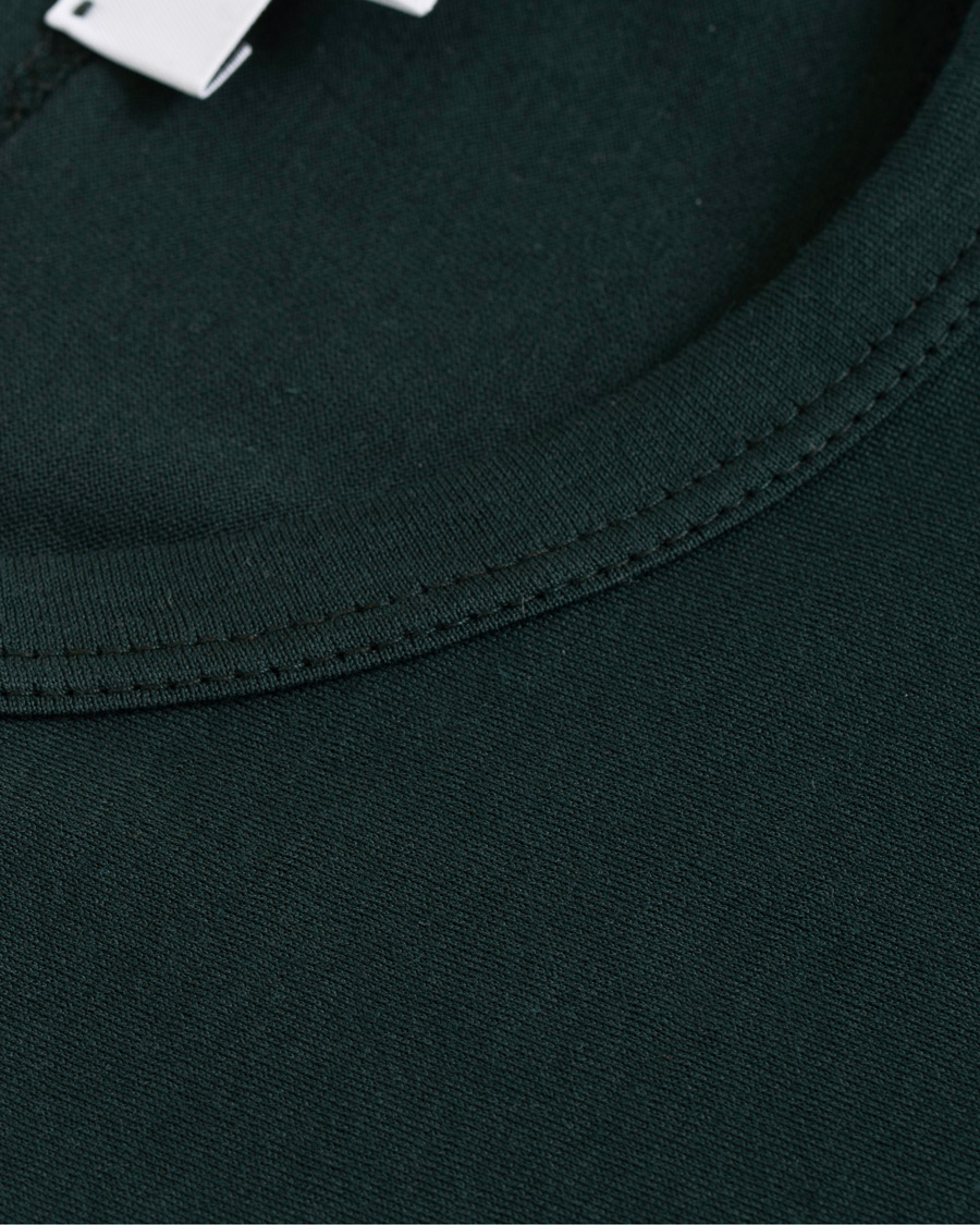 Men | T-Shirts | Sunspel | Classic Crew Neck Tee Botiglia Green