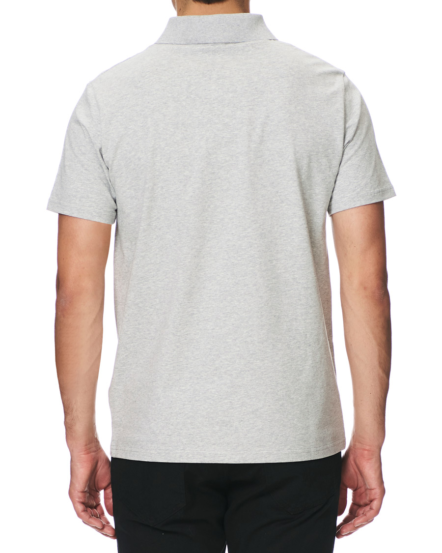 Men | Polo Shirts | Filippa K | Soft Lycra Polo T-Shirt Light Grey Melange