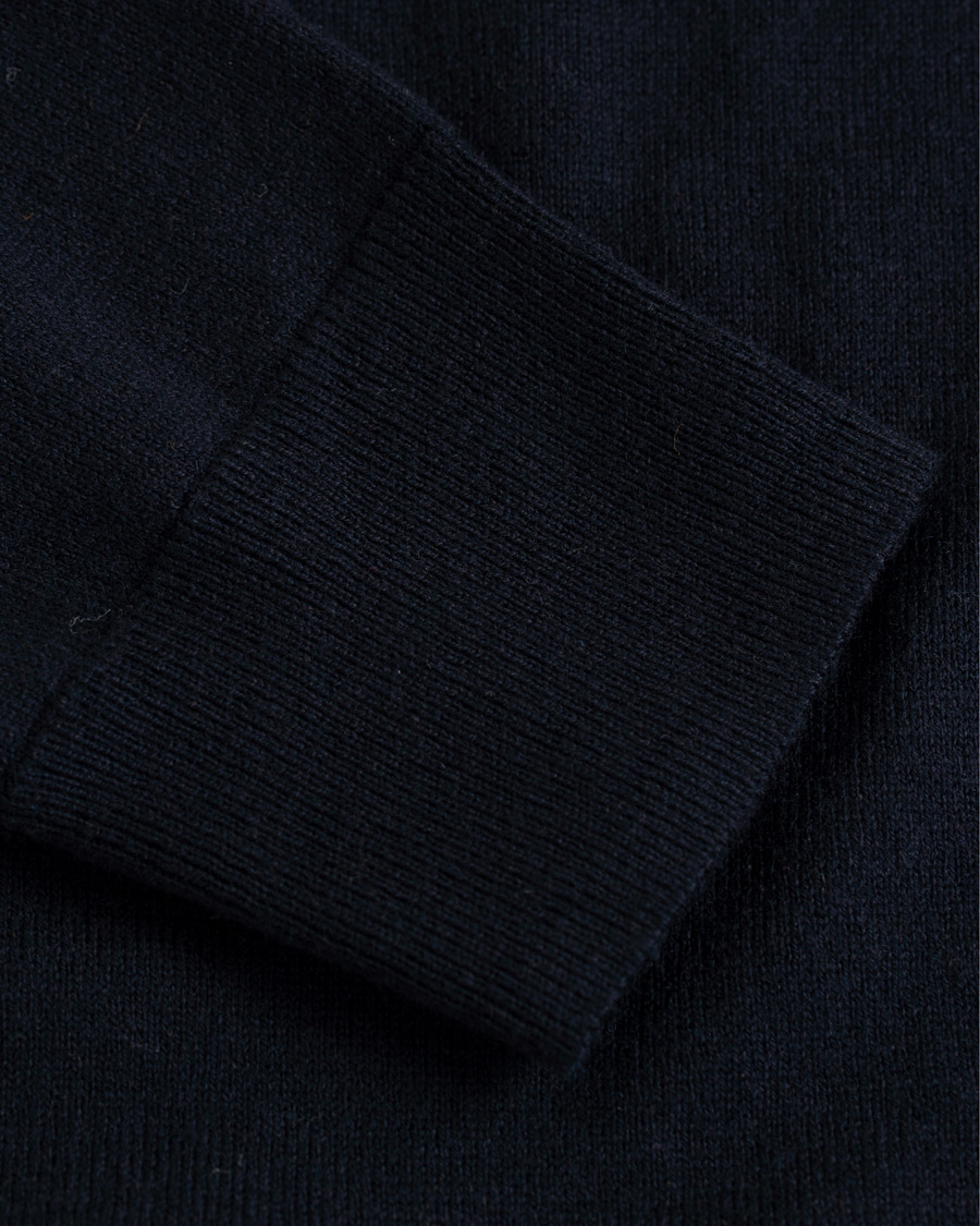 Men | Sweaters & Knitwear | Filippa K | Cotton Merino Basic Sweater Navy