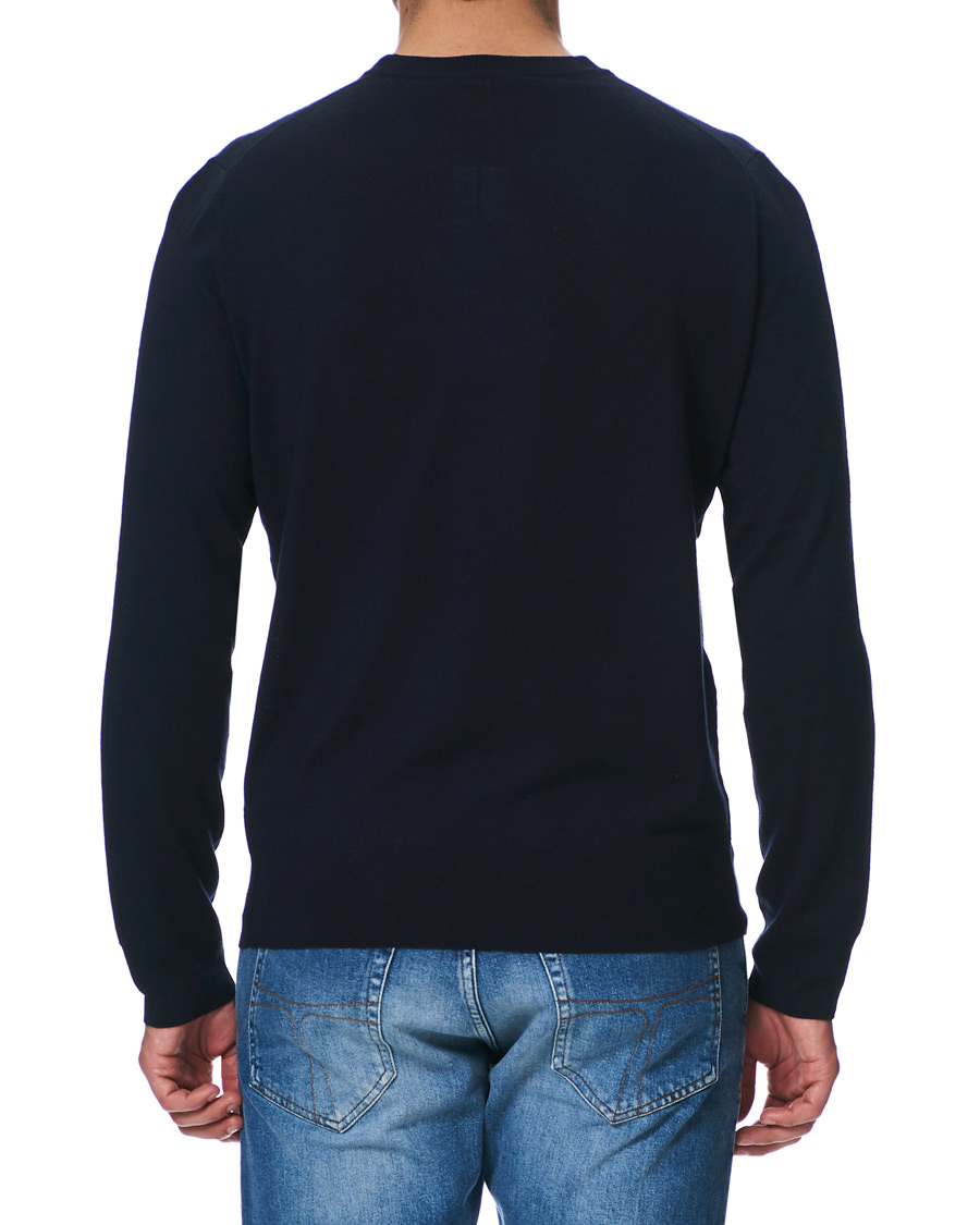 Men | Sweaters & Knitwear | Filippa K | Merino Round Neck Sweater Navy