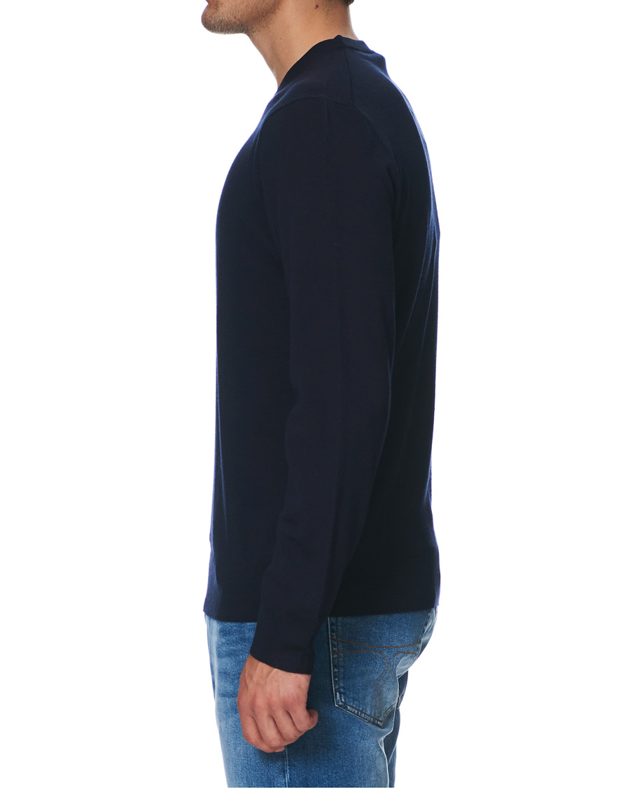 Men | Sweaters & Knitwear | Filippa K | Merino Round Neck Sweater Navy