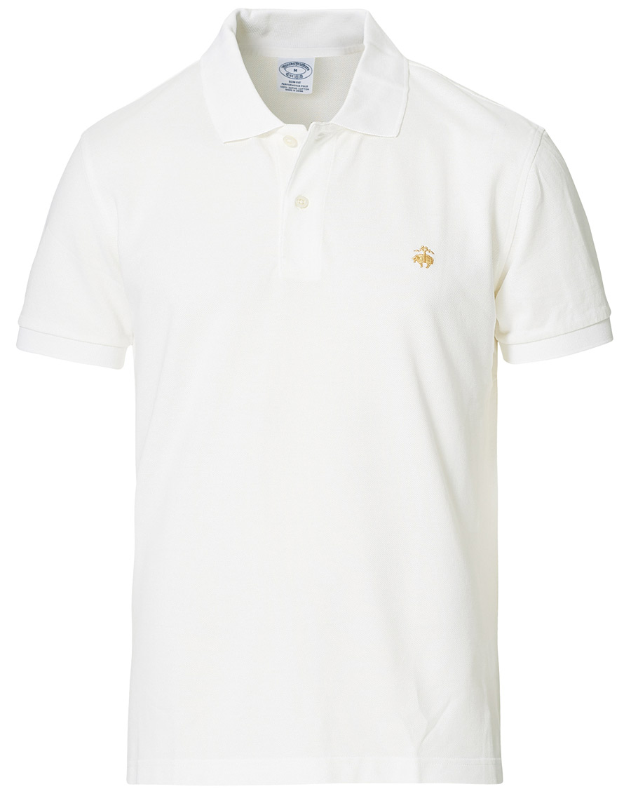 Men | Polo Shirts | Brooks Brothers | Supima Cotton Polo White