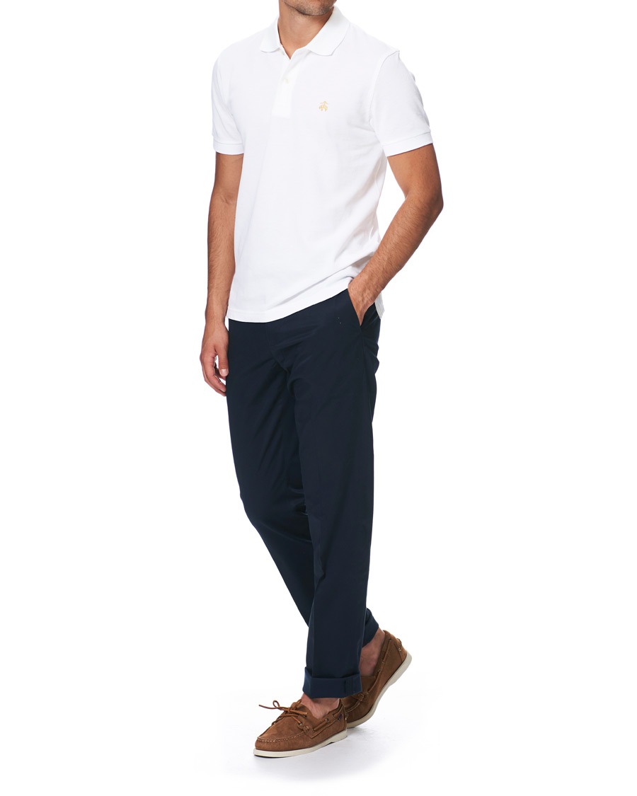 Men | Polo Shirts | Brooks Brothers | Supima Cotton Polo White