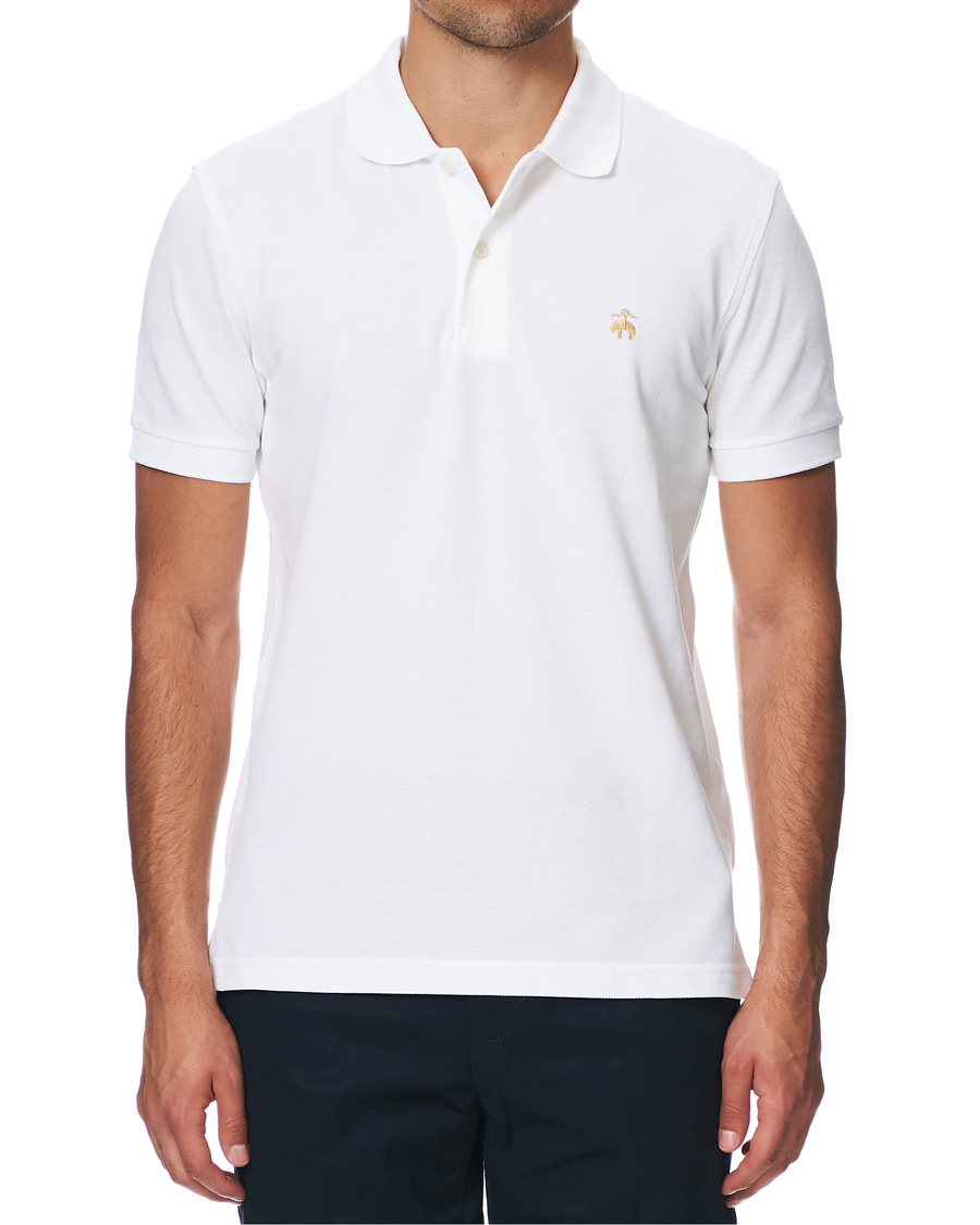 Men | Polo Shirts | Brooks Brothers | Supima Cotton Polo White