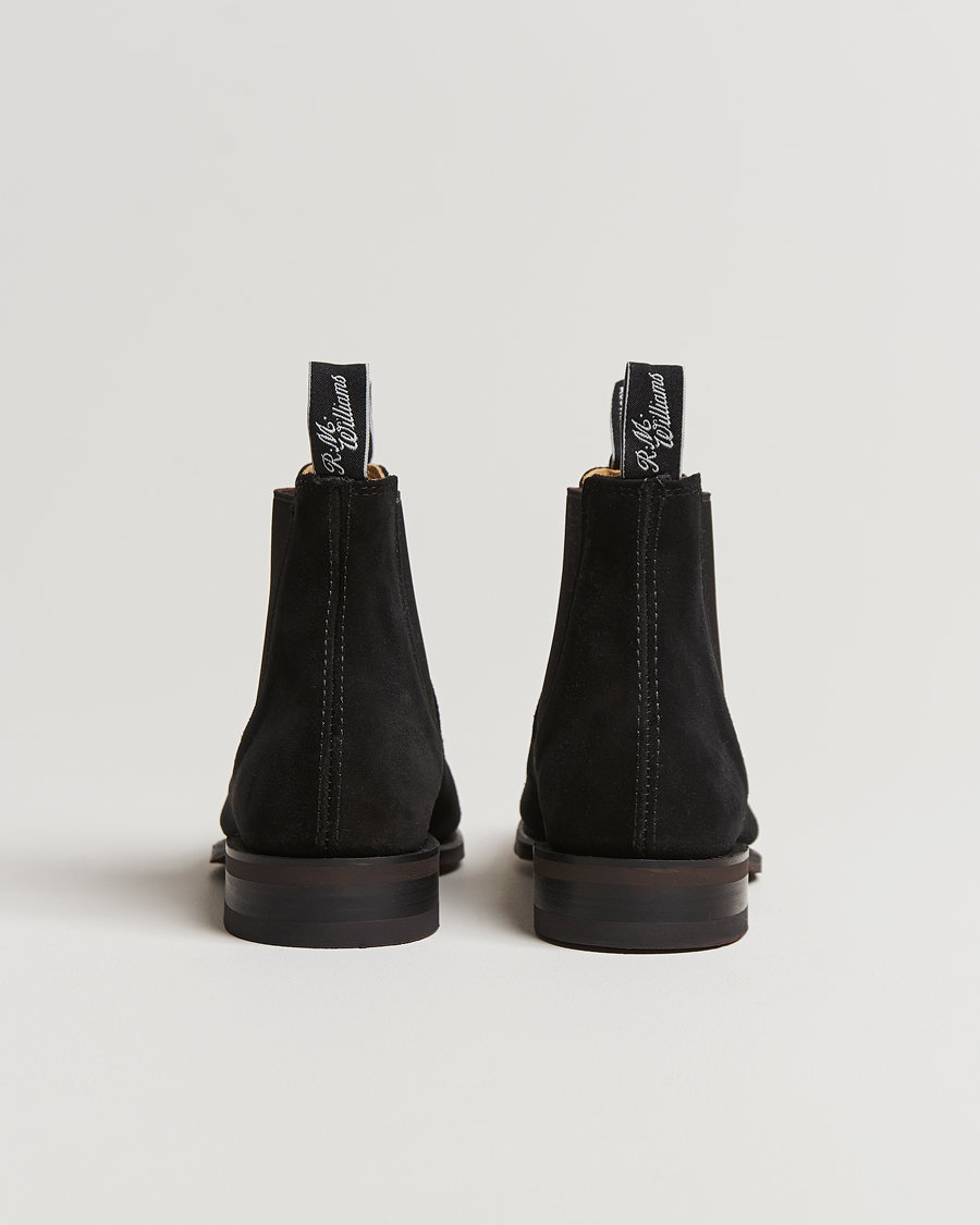 Men | R.M.Williams Wentworth G Boot Black Suede | R.M.Williams | Wentworth G Boot Black Suede