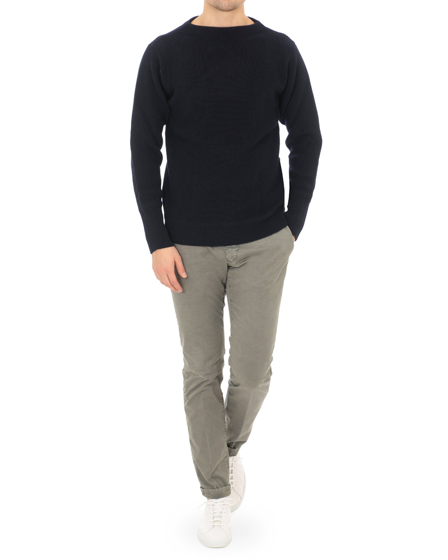 Men | Sweaters & Knitwear | Andersen-Andersen | Sailor Crewneck Navy