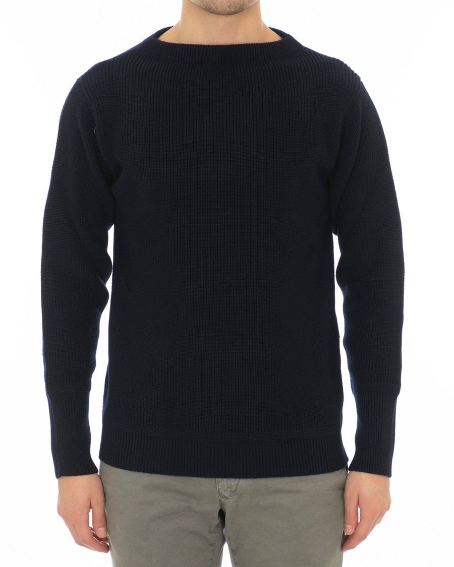 Men | Sweaters & Knitwear | Andersen-Andersen | Sailor Crewneck Navy