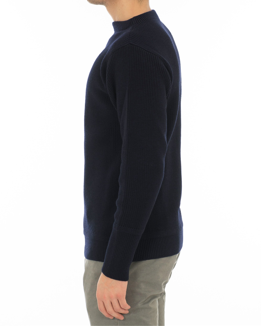Men | Sweaters & Knitwear | Andersen-Andersen | Sailor Crewneck Navy
