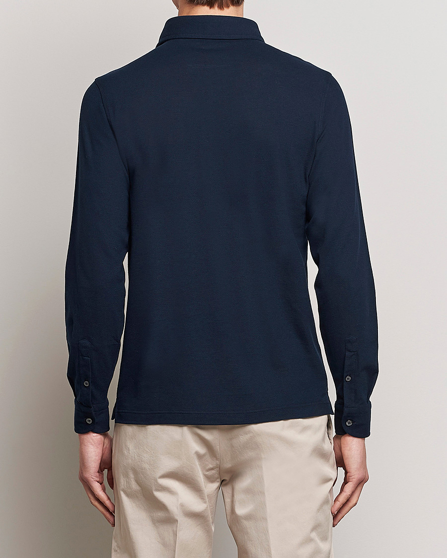 Men | Shirts | Gran Sasso | Popover Shirt Navy