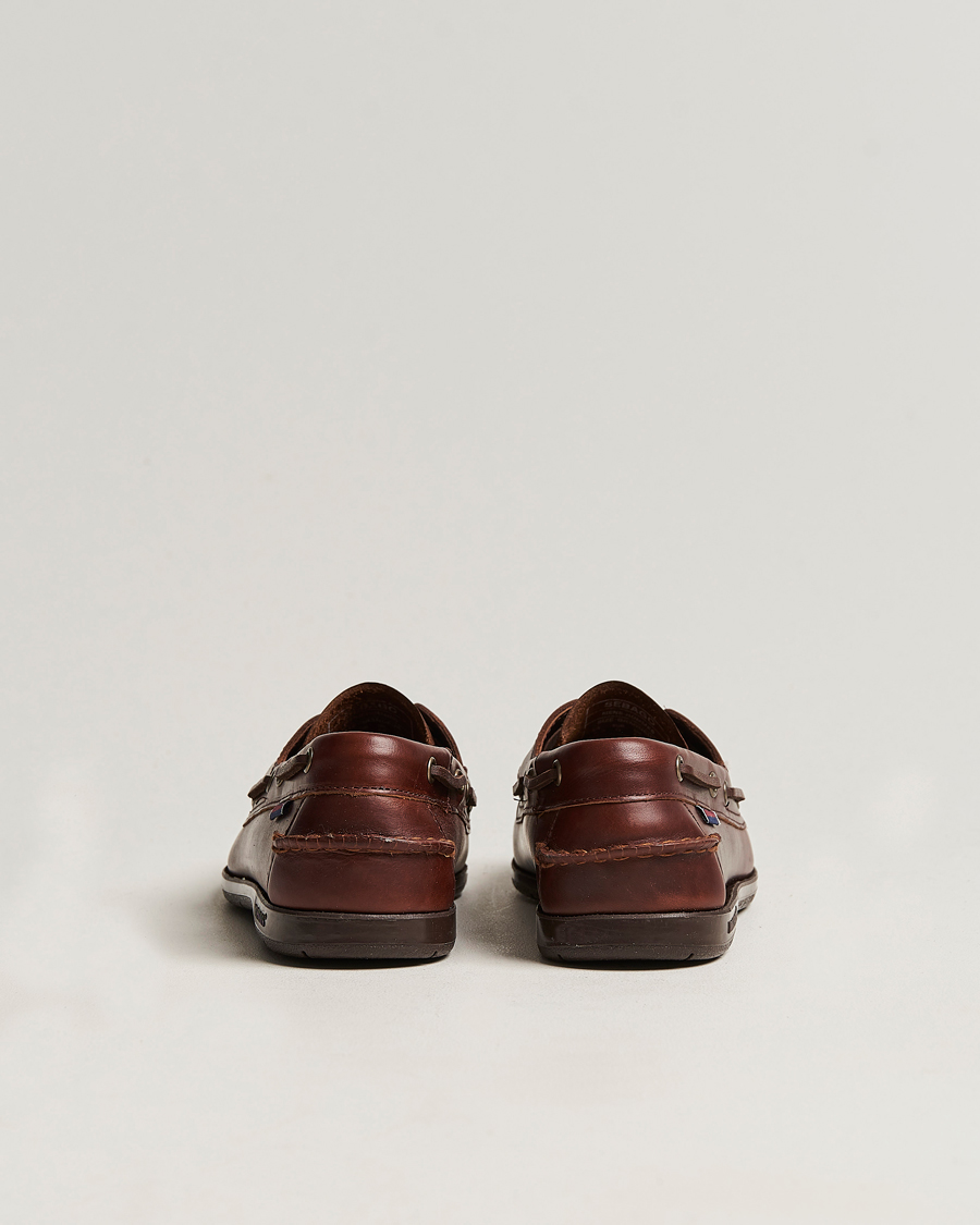 Men | Boat Shoes | Sebago | Endeavor Oiled Leather Boat Shoe Brown