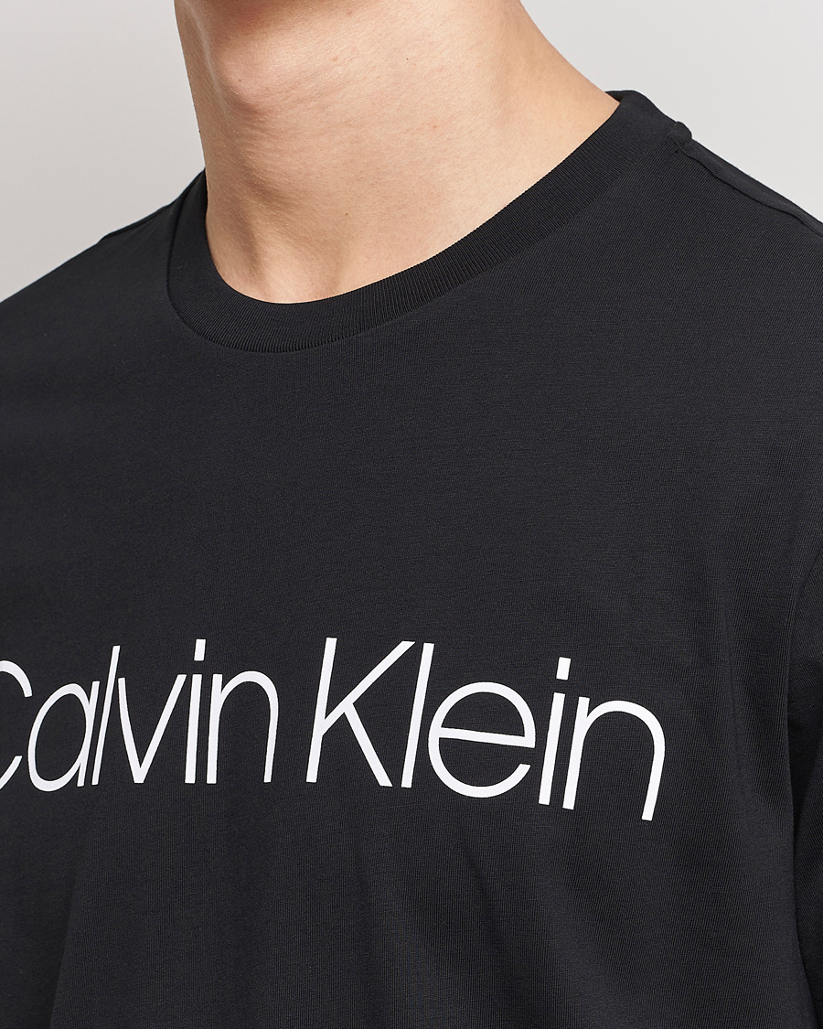 Men | T-Shirts | Calvin Klein | Front Logo Tee Black