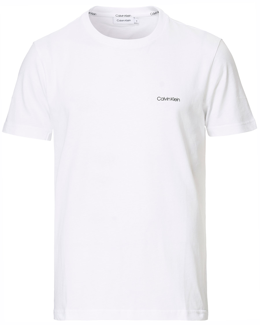 Men | T-Shirts | Calvin Klein | Chest Logo Tee White