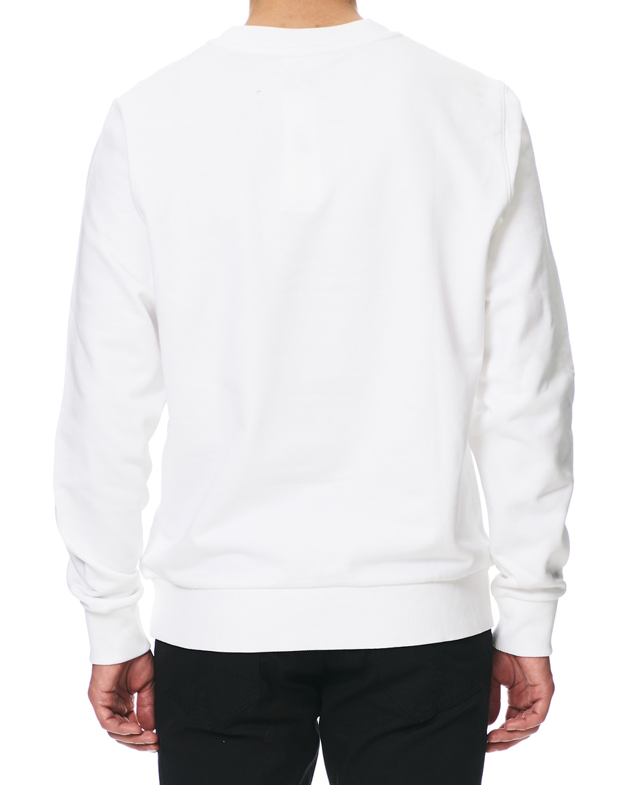 Men | Sweaters & Knitwear | Calvin Klein | Front Logo Sweatshirt White