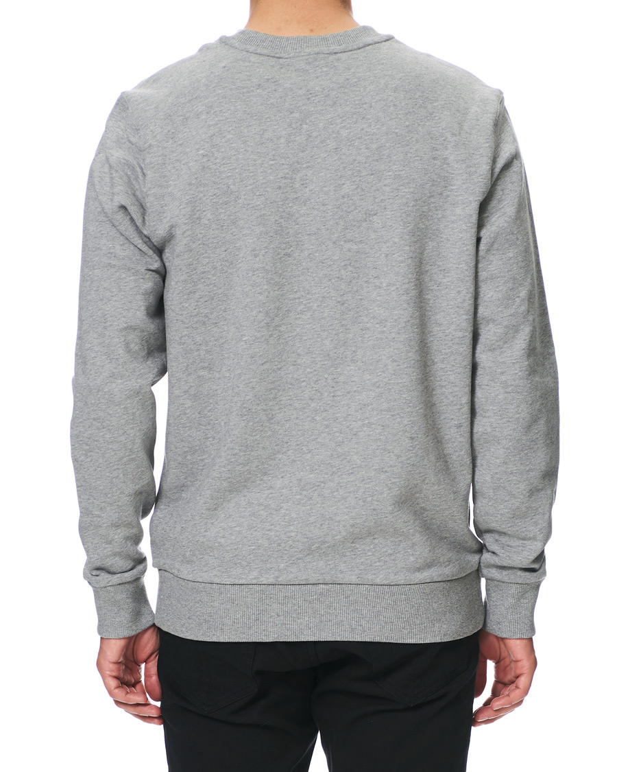 Men | Sweaters & Knitwear | Calvin Klein | Front Logo Sweatshirt Mid Grey Heather