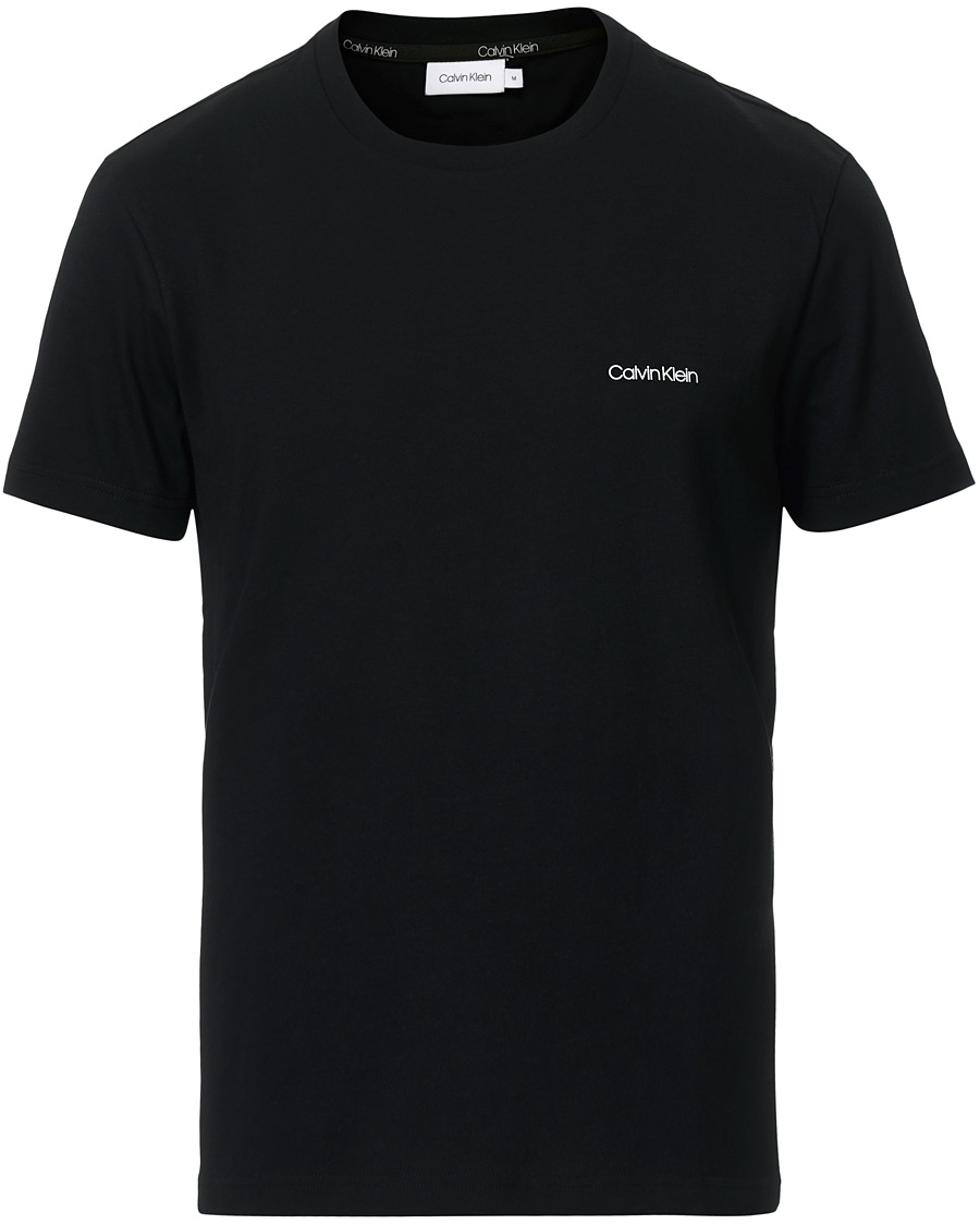 Men | T-Shirts | Calvin Klein | Chest Logo Tee Black
