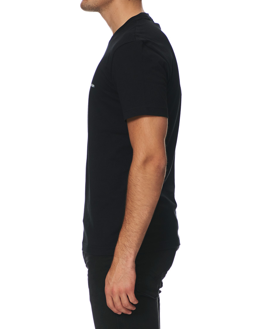 Men | T-Shirts | Calvin Klein | Chest Logo Tee Black