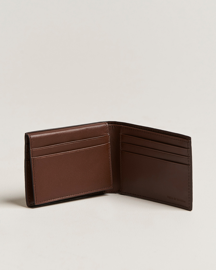 Men | Wallets | Tiger of Sweden | Wrene Grained Leather Wallet Brown