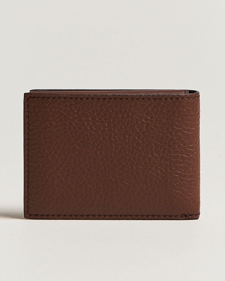 Men | Wallets | Tiger of Sweden | Wrene Grained Leather Wallet Brown