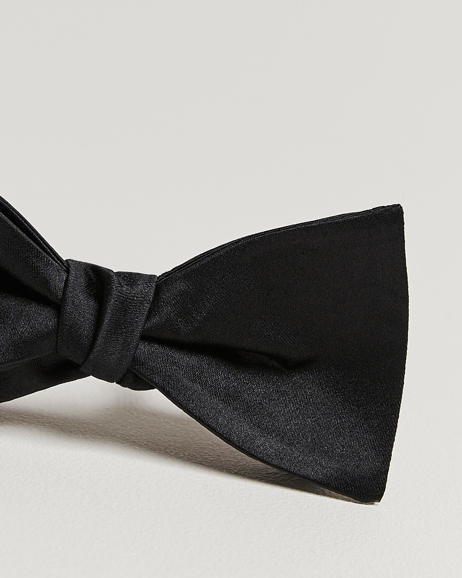 Men | Bow Ties | Amanda Christensen | Self Tie Silk Ceremony Black
