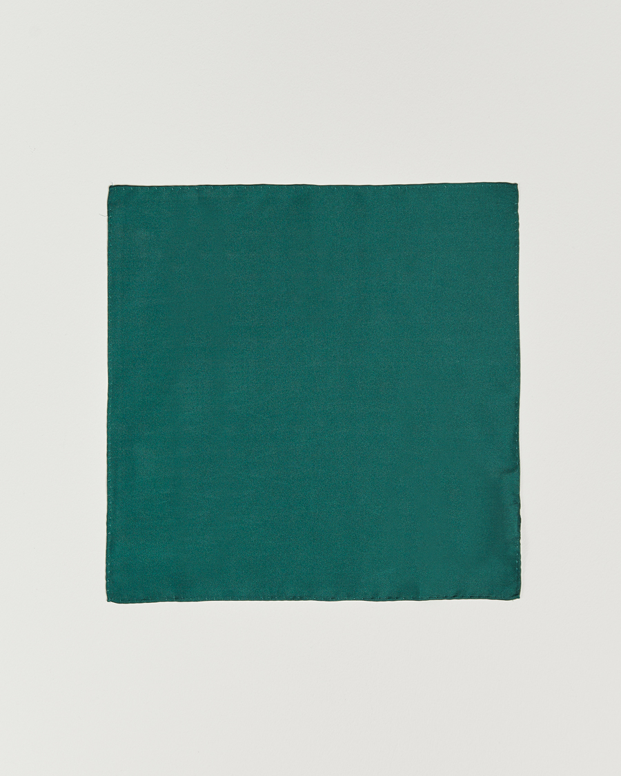 Men | Pocket Squares | Amanda Christensen | Handkercheif Silk Green