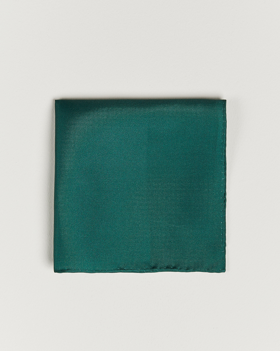 Men | Pocket Squares | Amanda Christensen | Handkercheif Silk Green