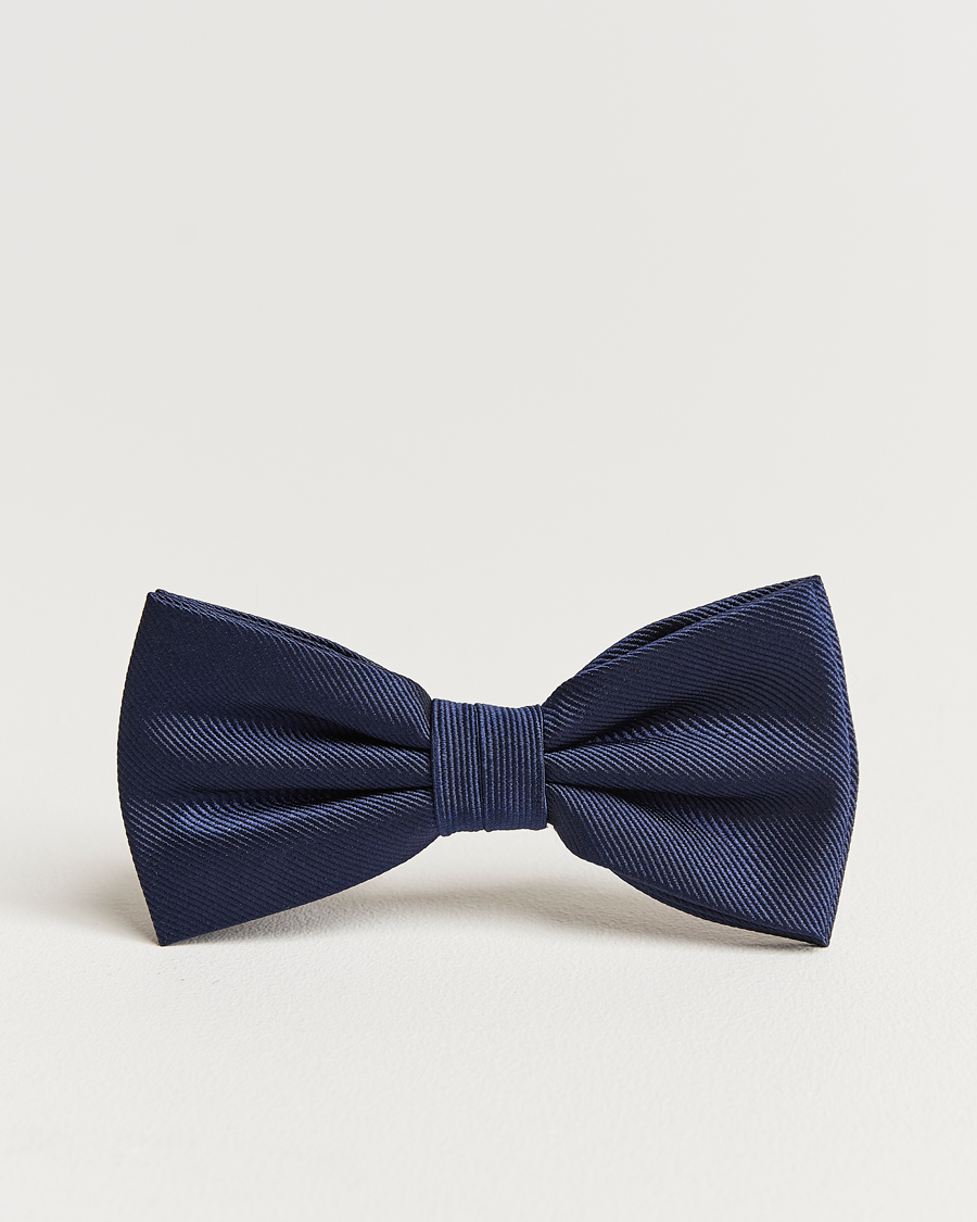 Men | Bow Ties | Amanda Christensen | Pre Tie Silk Navy