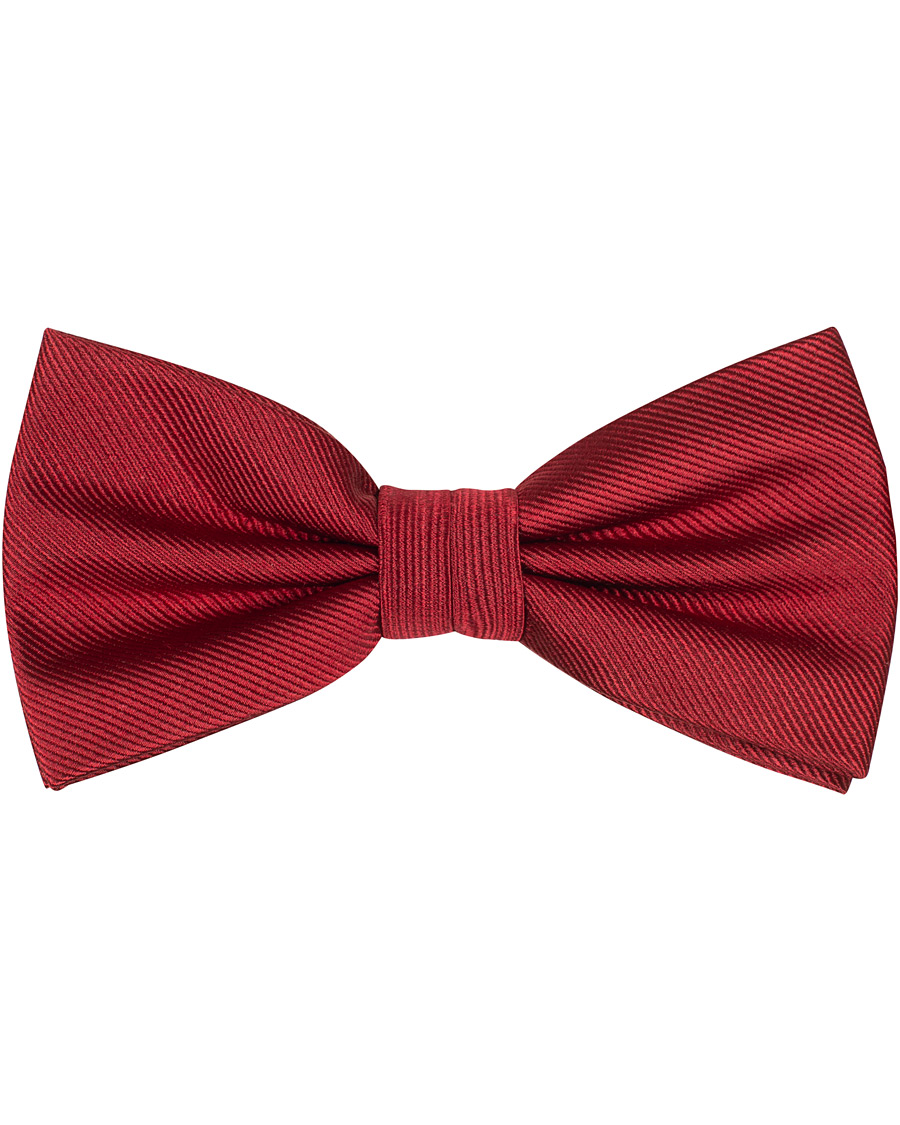 Men | Amanda Christensen Pre Tie Silk Wine Red | Amanda Christensen | Pre Tie Silk Wine Red