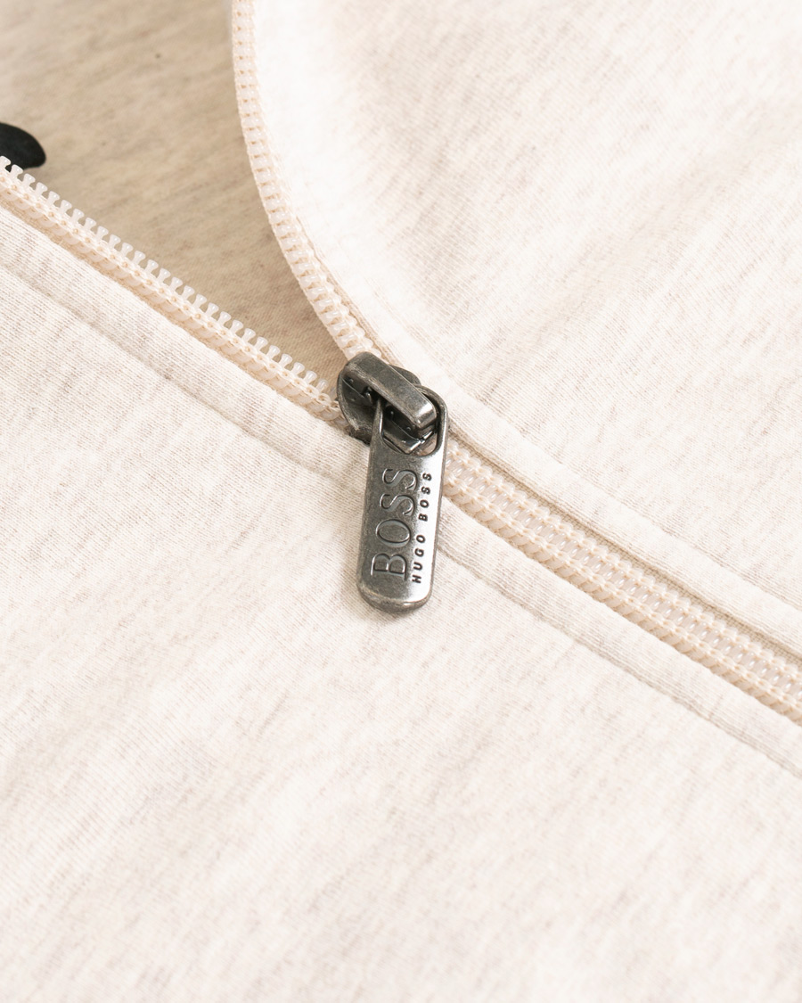 Men | BOSS Loungewear Full Zip Hoodie Sand | BOSS BLACK | BOSS Loungewear Full Zip Hoodie Sand