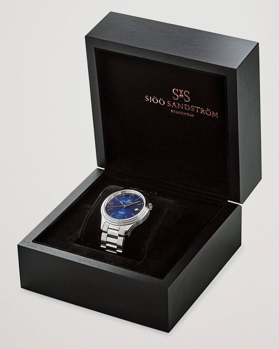 Men | Sjöö Sandström Royal Steel Classic 41mm Blue and Steel | Sjöö Sandström | Royal Steel Classic 41mm Blue and Steel