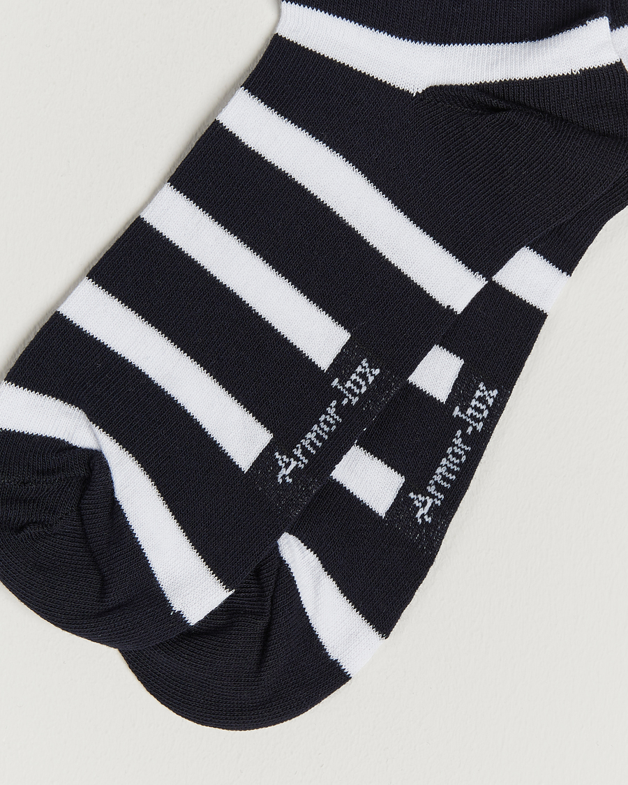 Men | Underwear & Socks | Armor-lux | Loer Stripe Sock Rich Navy/White