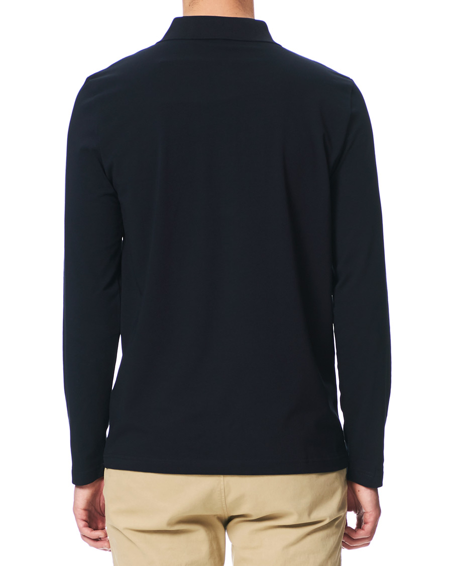 Men | Sweaters & Knitwear | Filippa K | Luke Lycra Poloshirt Navy
