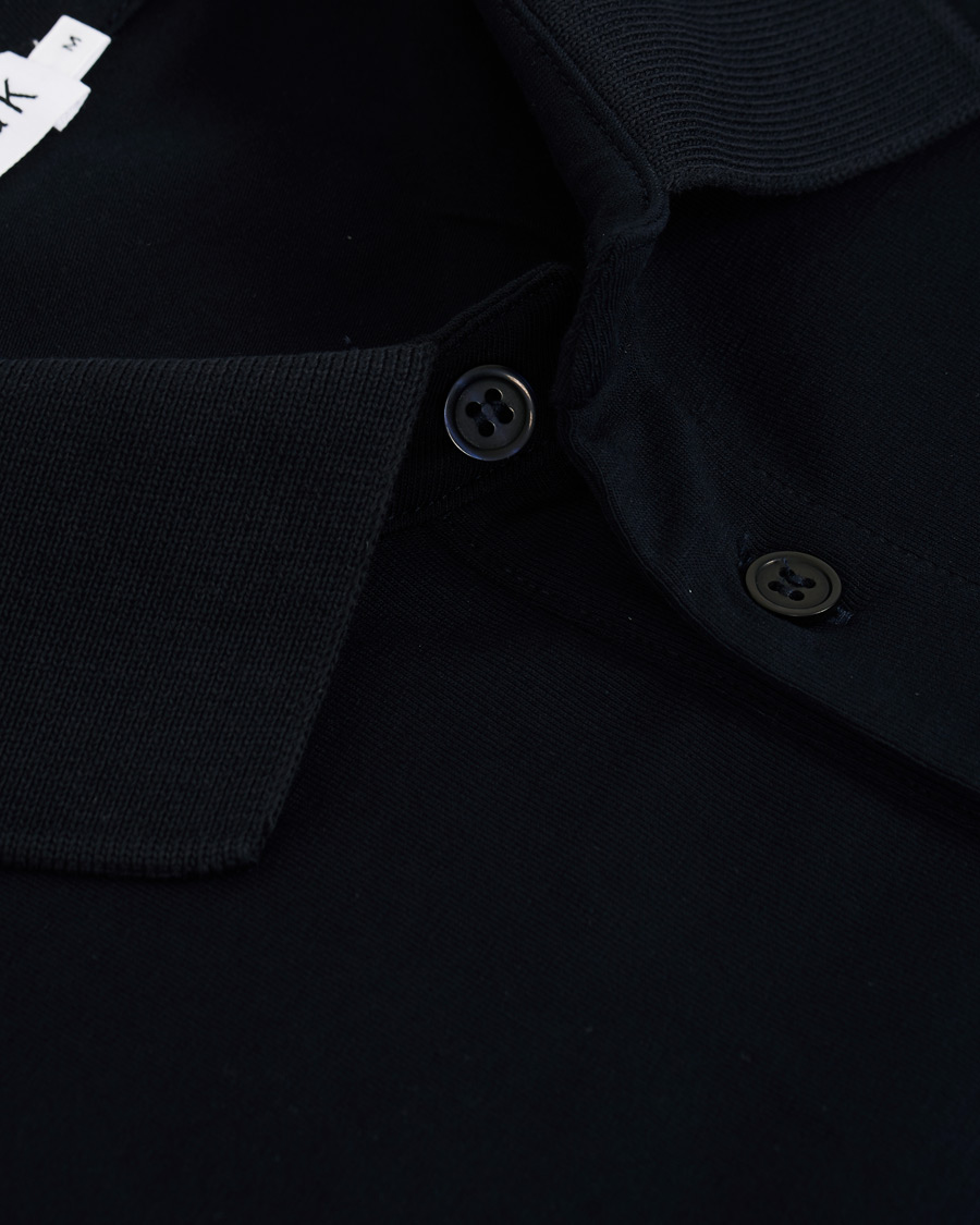 Men | Sweaters & Knitwear | Filippa K | Luke Lycra Poloshirt Navy