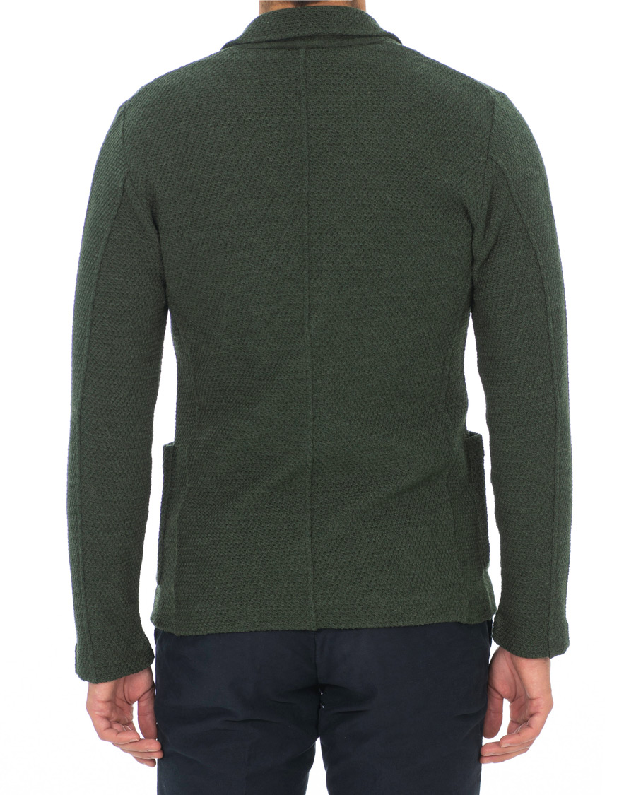 Men | Blazers | L.B.M. 1911 | Knitted Cardigan Blazer Green