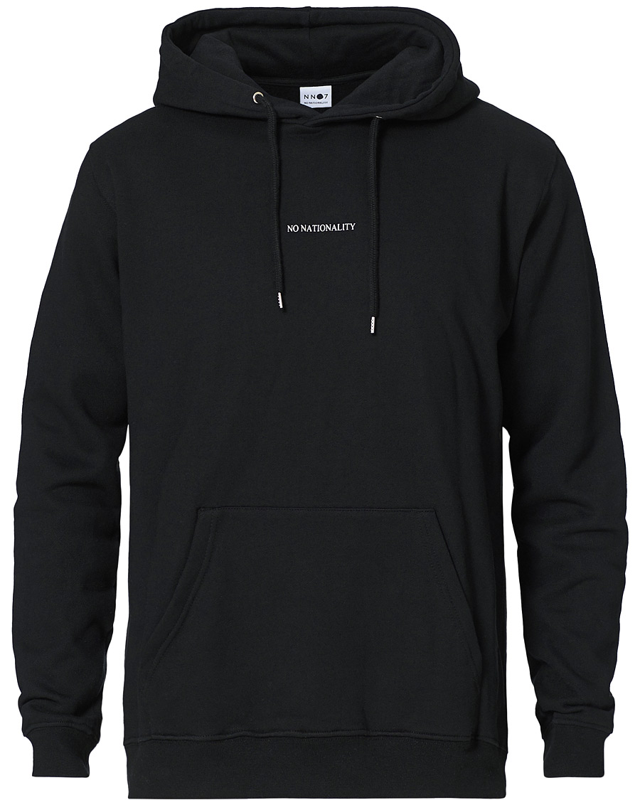 Men | Sweaters & Knitwear | NN07 | Barrow Printed Hoodie Black