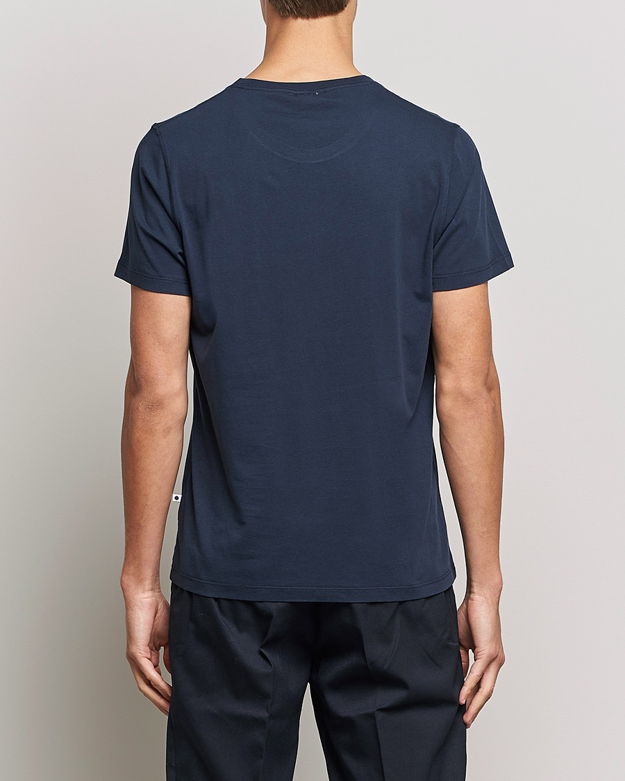 Men | T-Shirts | NN07 | Pima Crew Neck Tee Navy Blue
