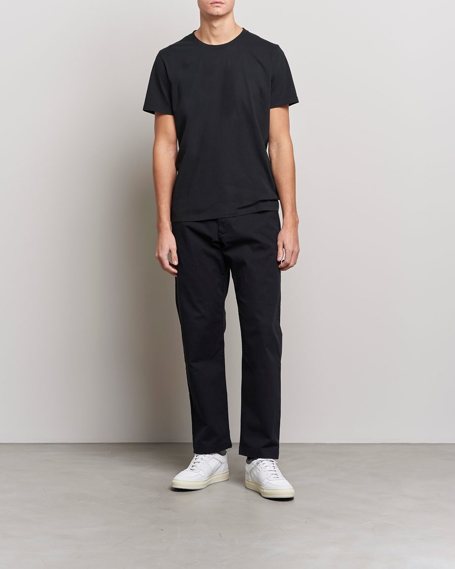 Men | T-Shirts | NN07 | Pima Crew Neck Tee Black