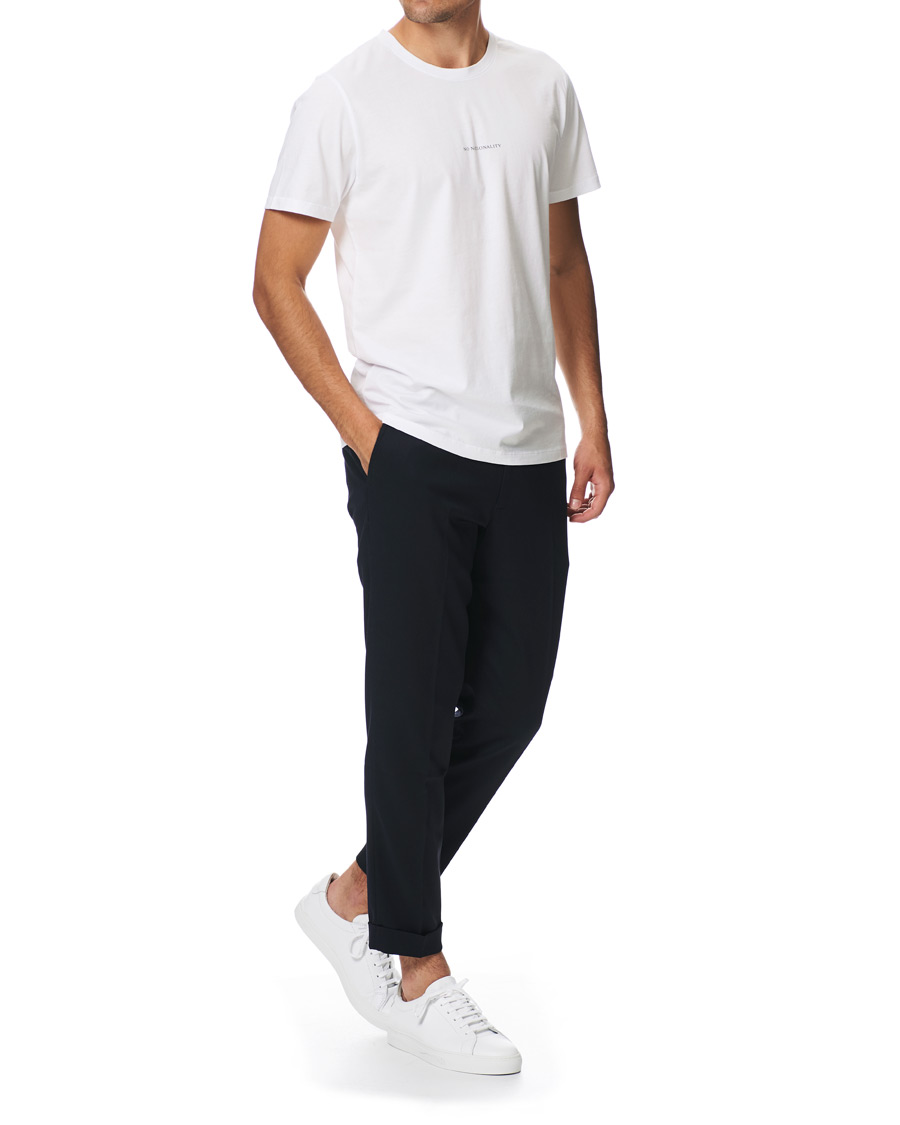 Men | T-Shirts | NN07 | Ethan Printed Crew Neck Tee White