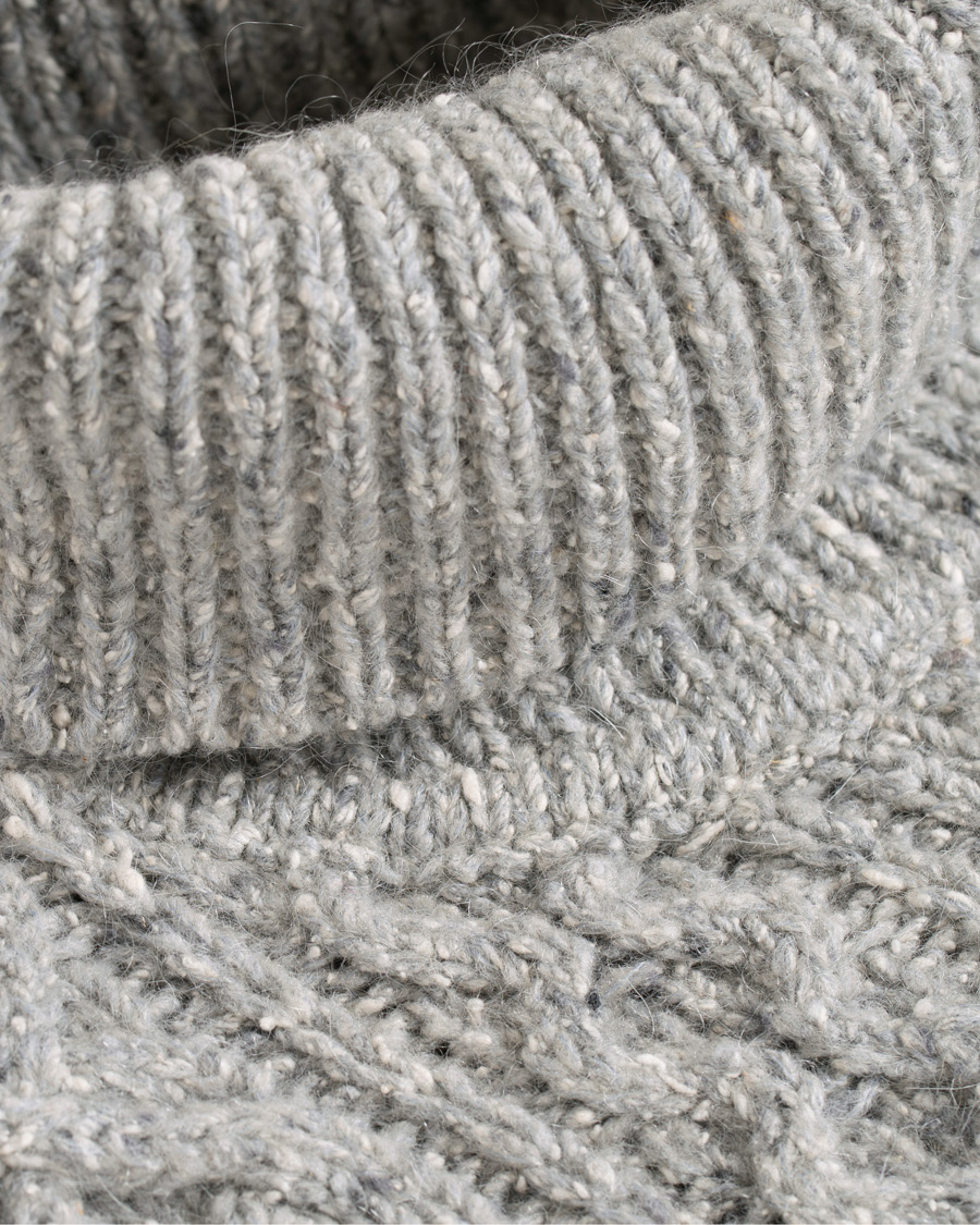 Men | Sweaters & Knitwear | NN07 | Bert Cable Rollneck Grey