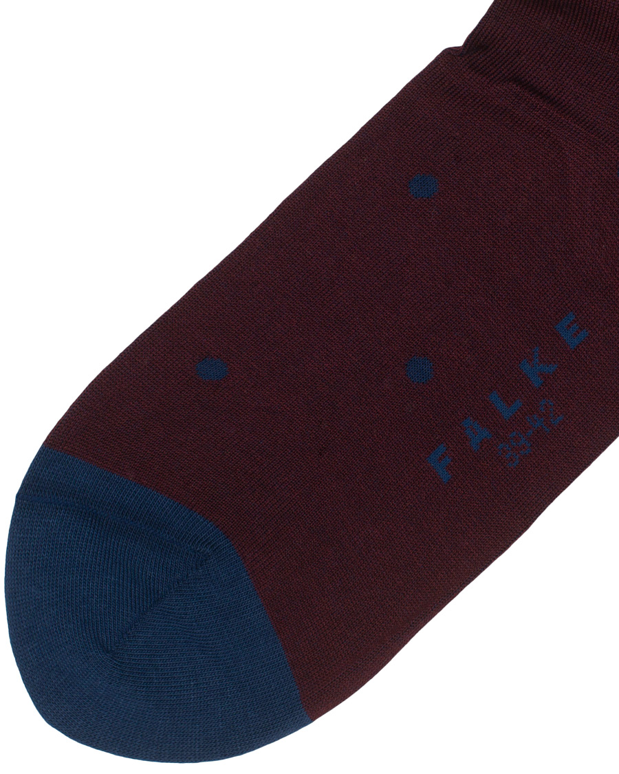Men | Underwear & Socks | Falke | Cotton Dot Sock Barolo/Navy