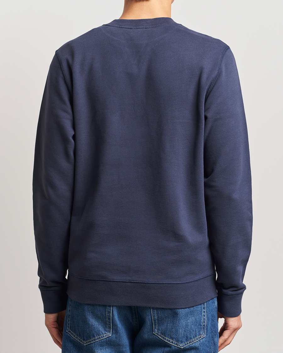 Men | Sweaters & Knitwear | Sunspel | Loopback Sweatshirt Navy