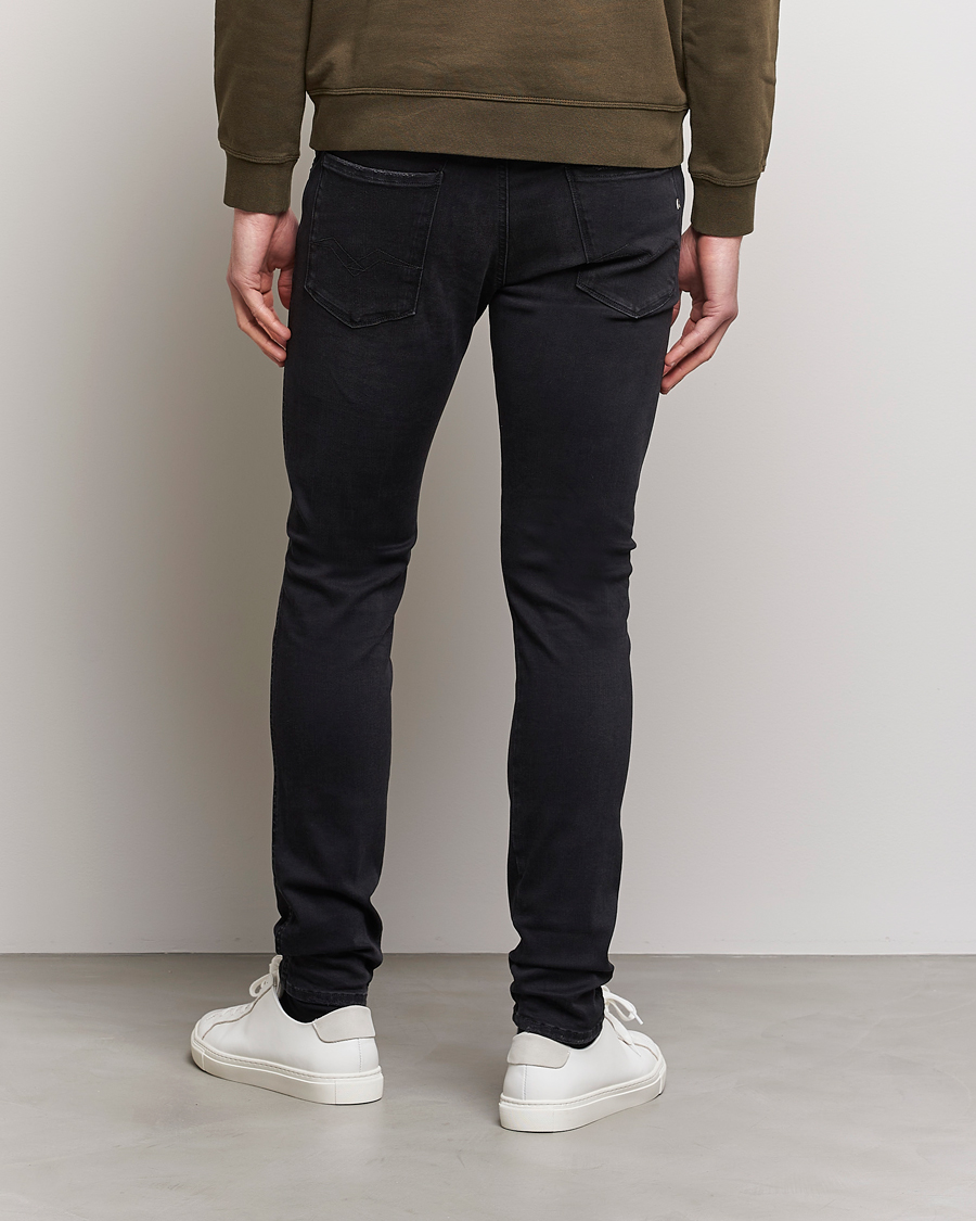 Men | Jeans | Replay | Anbass Hyperflex Re-Used Jeans Washed Black