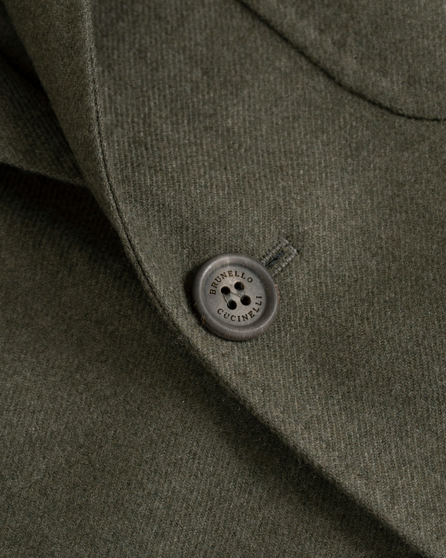 Men | Blazers | Brunello Cucinelli | Cashmere Blend Patch Pocket Blazer Green