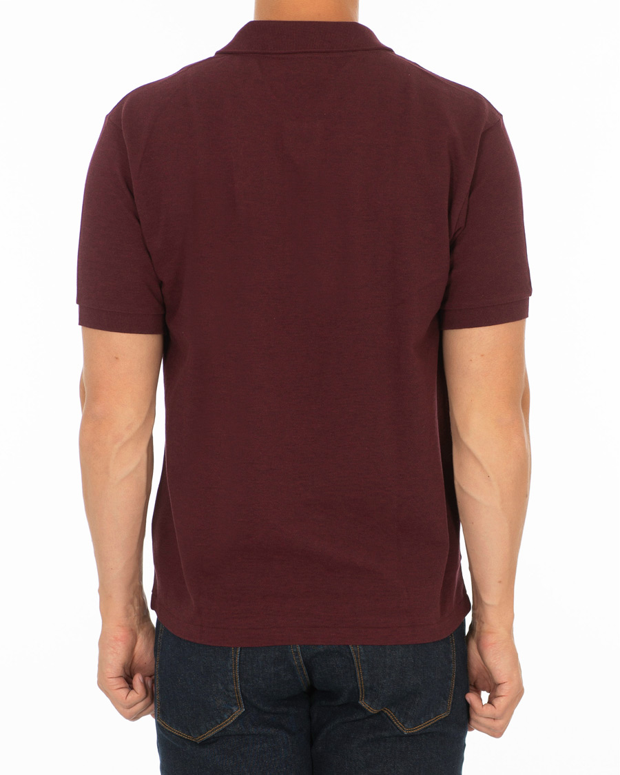 Men | Polo Shirts | Lacoste | Original Polo Melange Piké Vine Chine