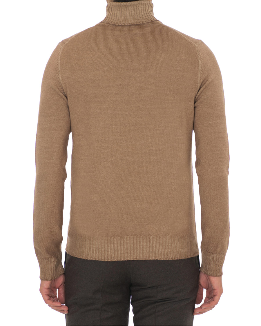Men | Sweaters & Knitwear | Gran Sasso | Vintage Merino Knitted Rollneck Camel