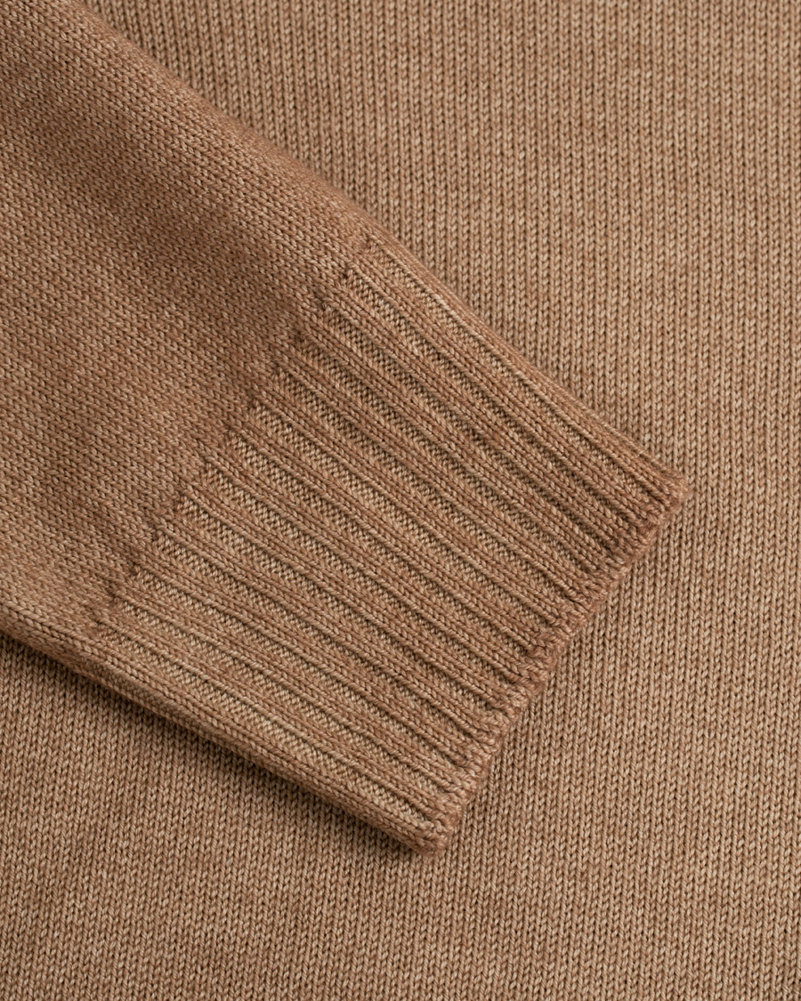 Men | Sweaters & Knitwear | Gran Sasso | Vintage Merino Knitted Rollneck Camel